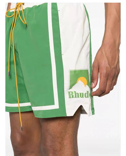 RHUDE Colourblock Track Shorts