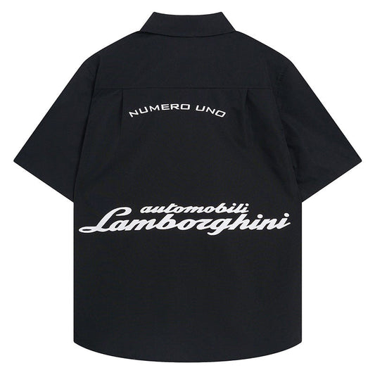 RHUDE UNO BUTTON DOWN SHIRT