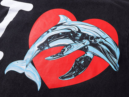 Godspeed Miami Dolphin T-Shirt Black
