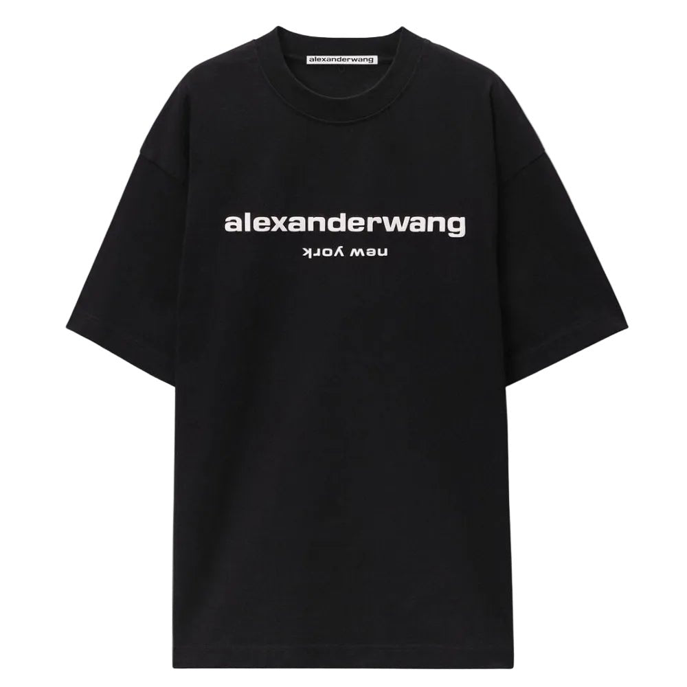 Alexander Wang Puff Logo Tee Black