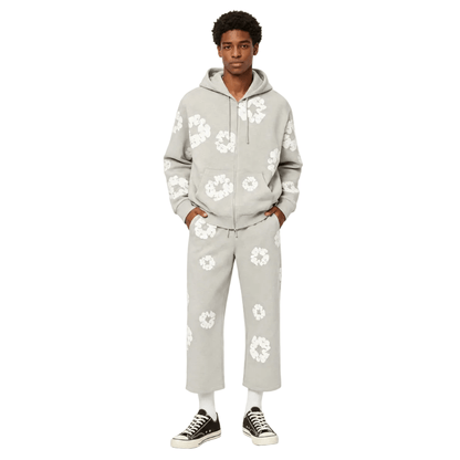 Denim Tears Cotton Wreath Baggy Sweatpants Grey