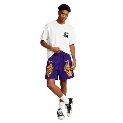 Eric Emanuel x Warren Lotas Short Purple Yellow