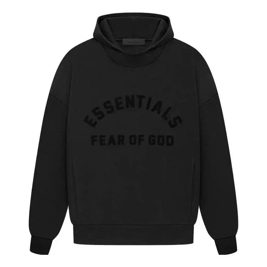 Fear of God Essentials Black Collection Hoodie Jet Black