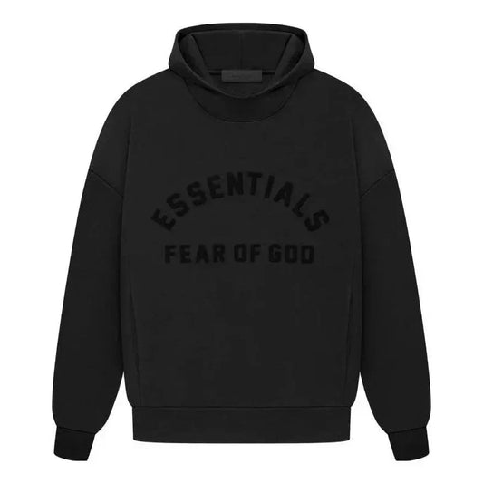 Fear of God Essentials Black Collection Hoodie Jet Black