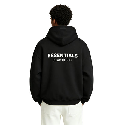 Fear of God Essentials Fleece Hoodie Black