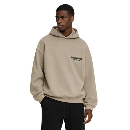 Fear of God Essentials Fleece Hoodie II Desert Sand