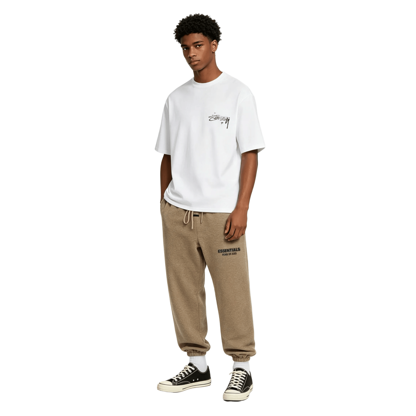 Fear of God Essentials Fleece Sweatpant Heather Grey