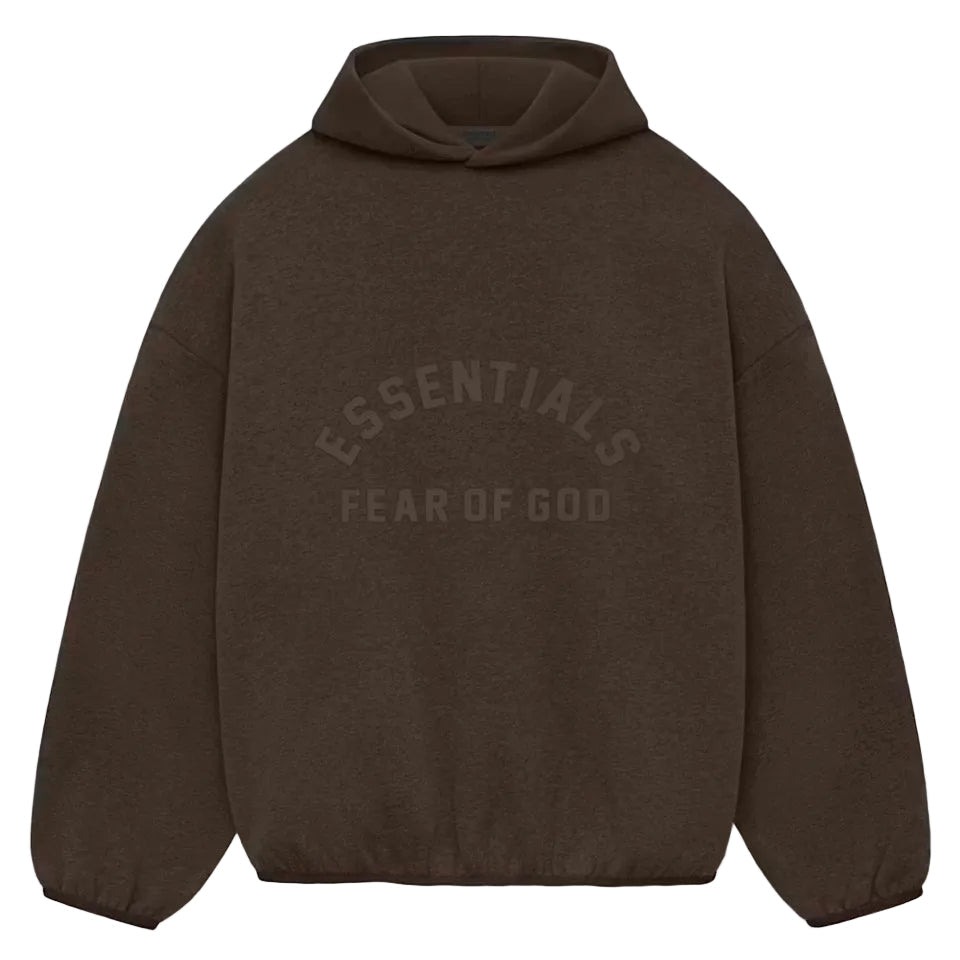 Fear of God Essentials Nylon Fleece Hoodie Heather Wood