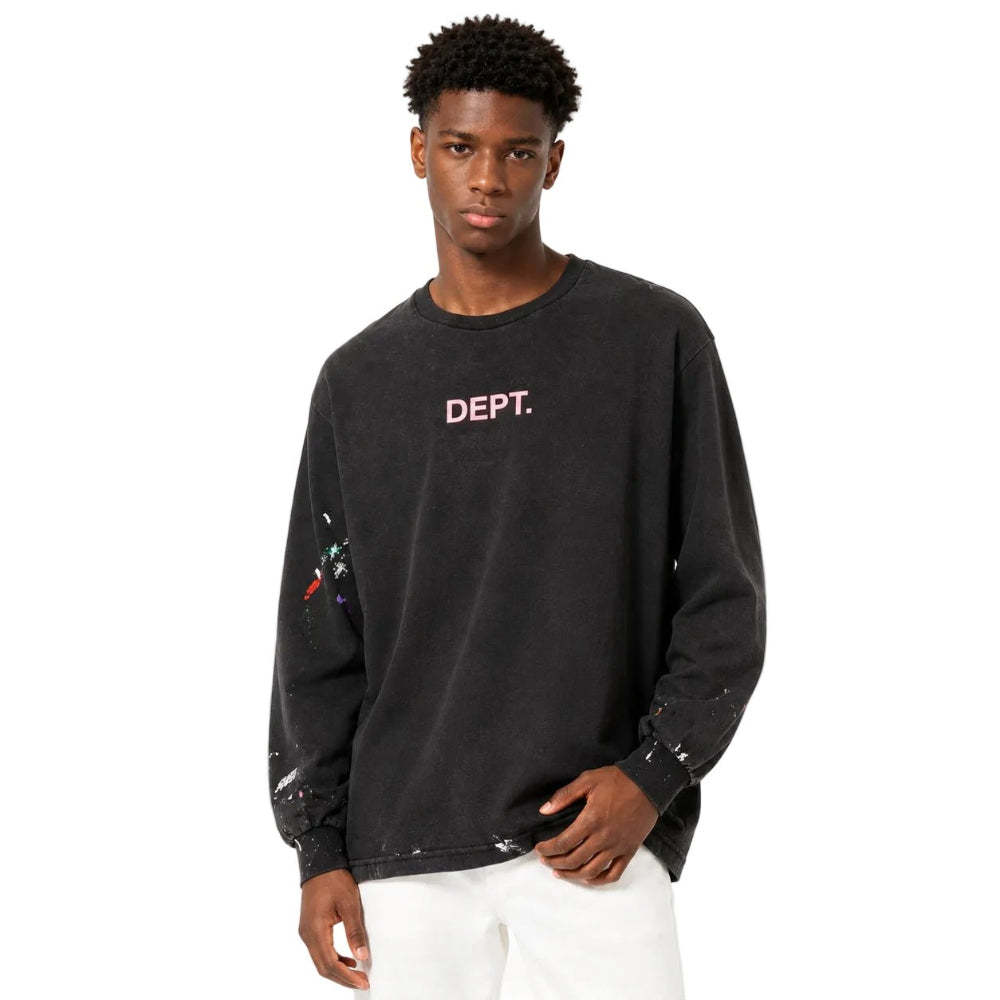 GALLERY DEPT  paint spatter long-seeve t-shirt