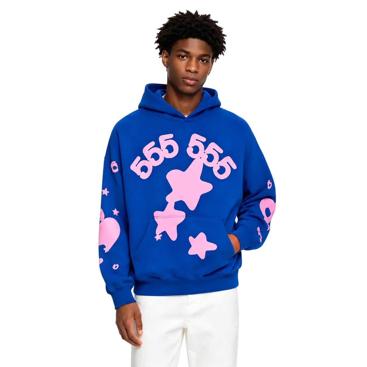 Sp5der Beluga Hoodie Blue