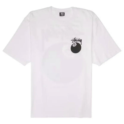 Stussy 8 Ball Tee White