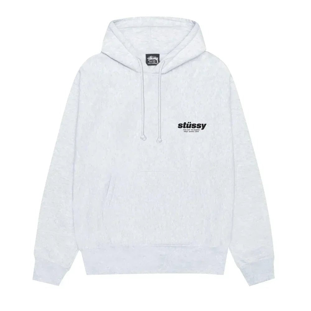Stussy Rollers Hoodie Ash Heather
