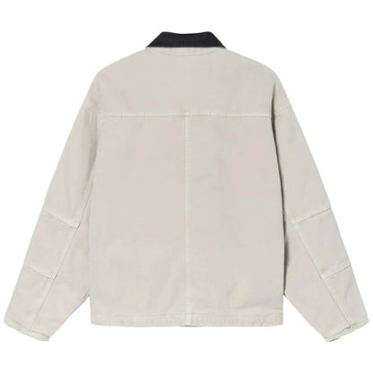Stussy Washed Canvas Shop Jacket Bone