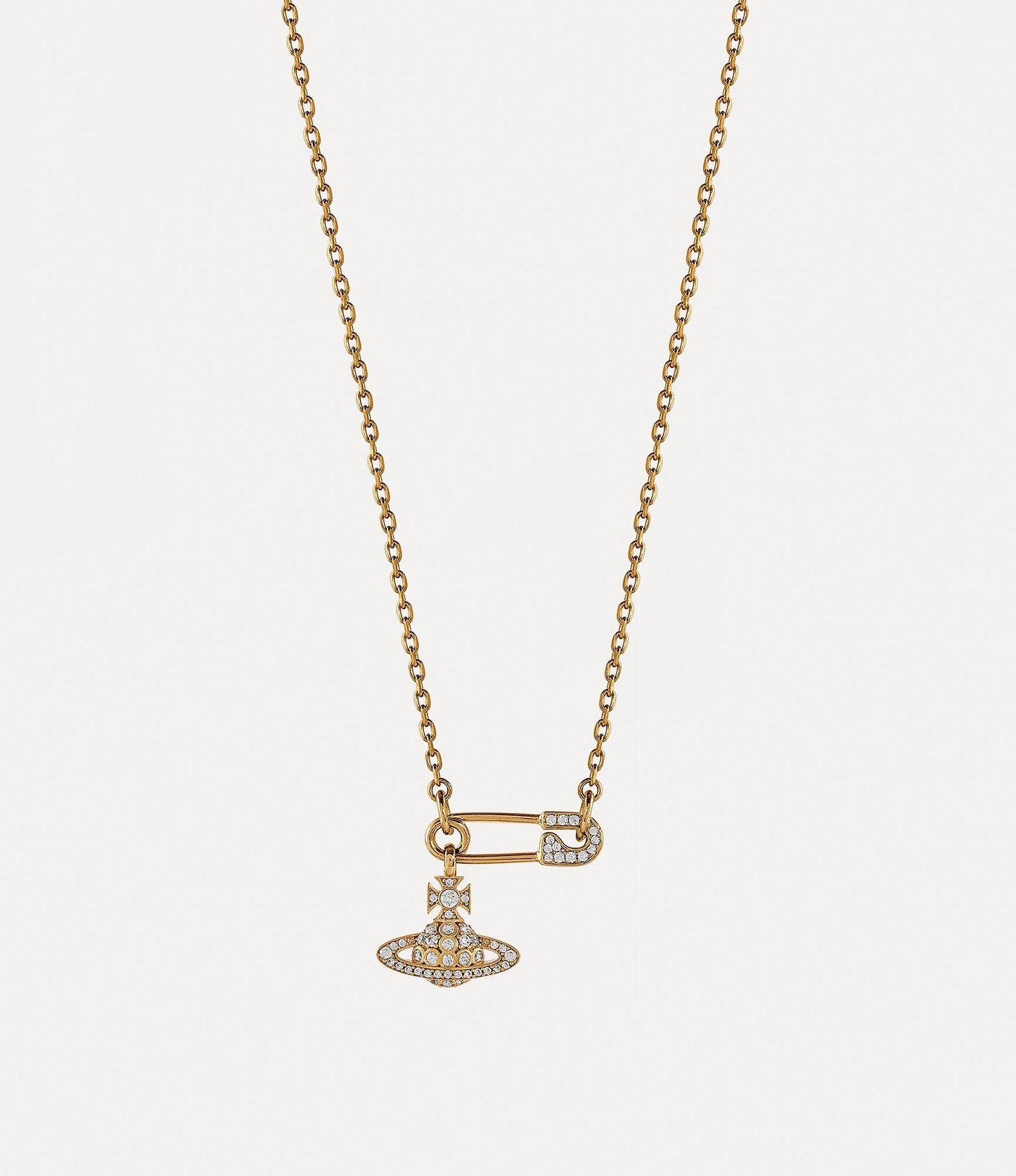 VIVIENNE WESTWOOD Lucrece Pendant Necklace Brass(2 Colors)