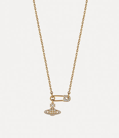 VIVIENNE WESTWOOD Lucrece Pendant Necklace Brass(2 Colors)