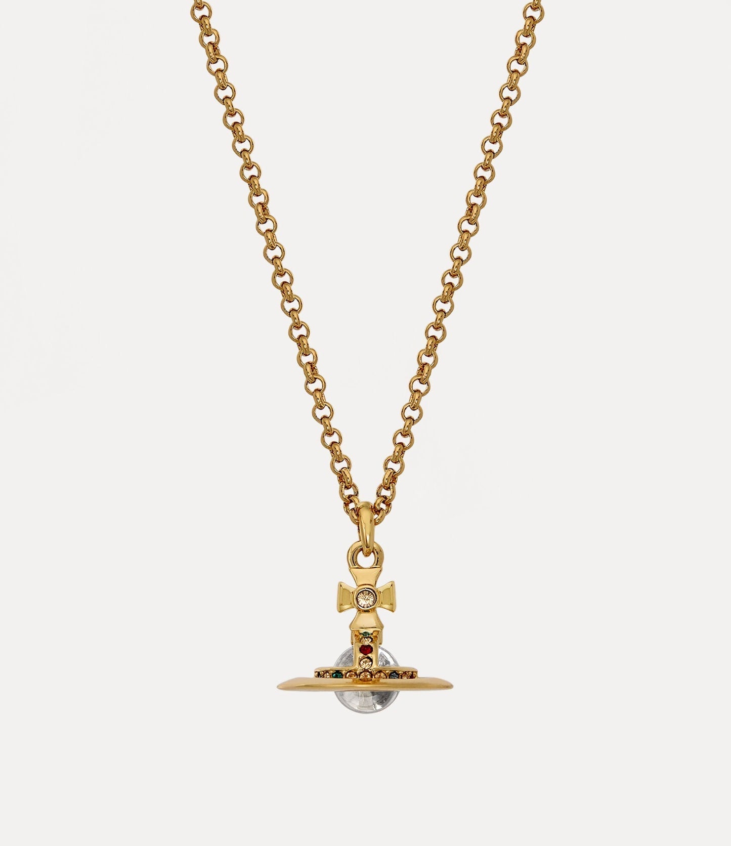 VIVIENNE WESTWOOD New Orb Pendant Necklace Brass(Petite/4 Colors)
